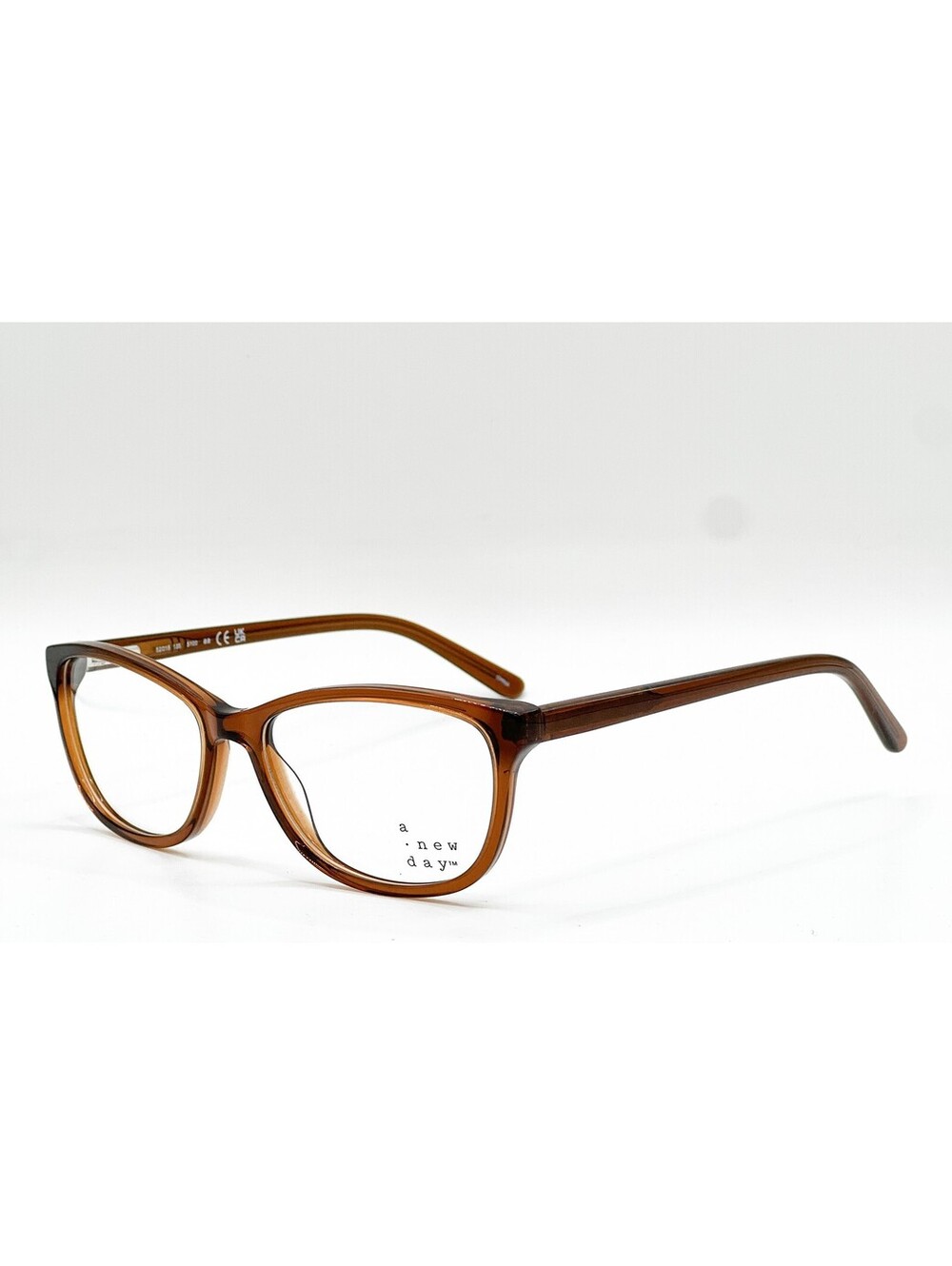 A New Day A3 2056 5100 Brown Clear Authentic Eyeglasses 52-15-135